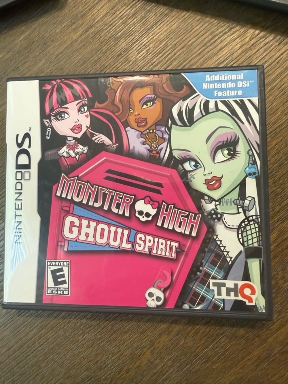 Monster High: Ghoul Spirit Nintendo DS Game - Pink Cover Art